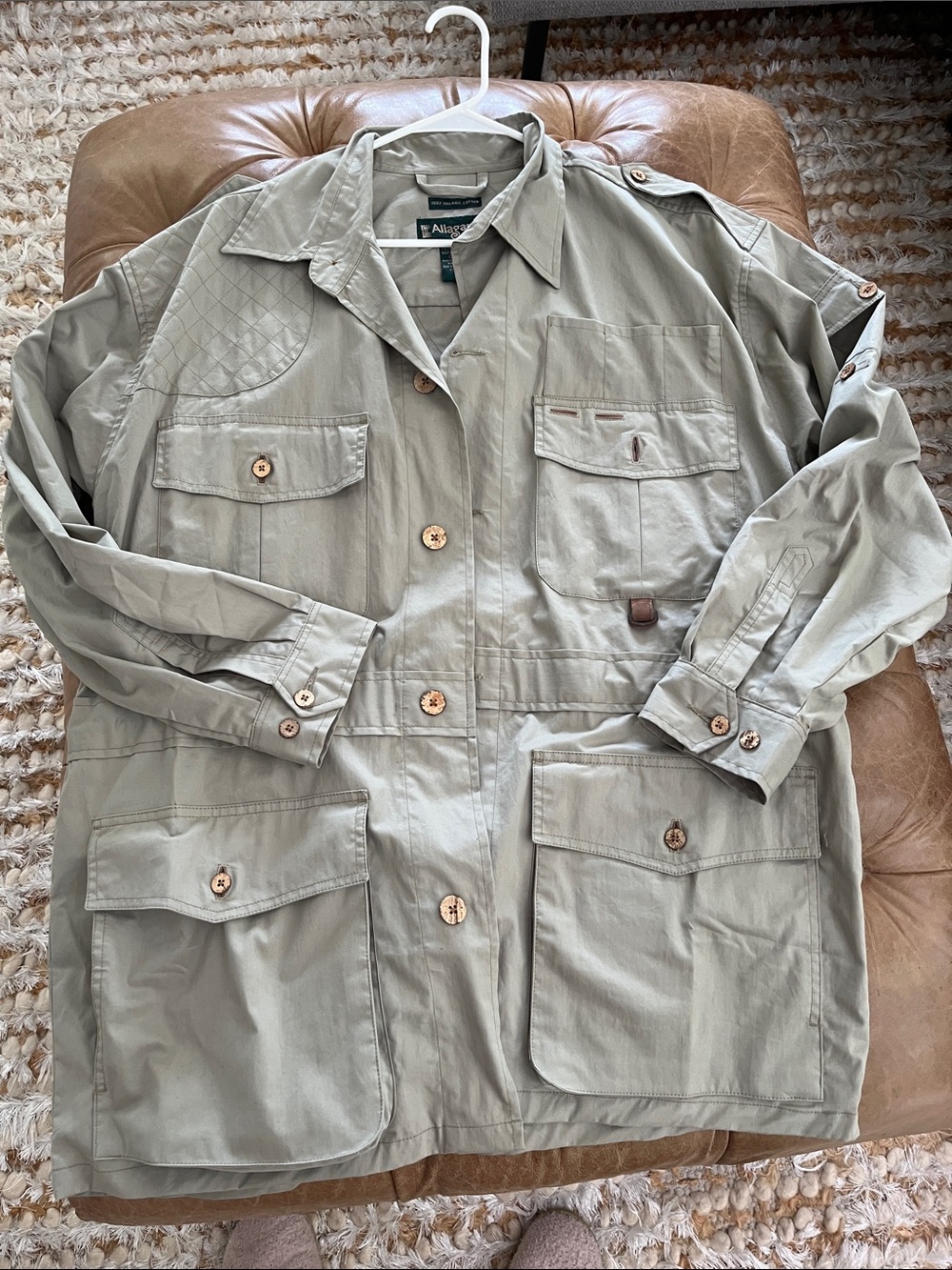 Allagash 100% Organic Cotton Jacket Sz.XL excellent condition